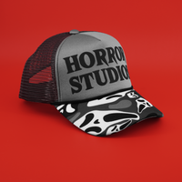 Horror Studios Ghost Face Scream Premium mesh trucker hat low crown cap hat