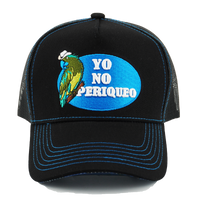 Yo No Periqueo Blue Camo Mesh Trucker Hat
