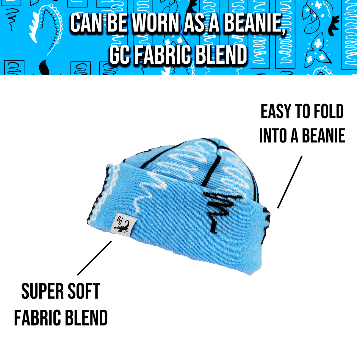 Paisley Balaclava Yeat Ski Mask Foldable Beanie