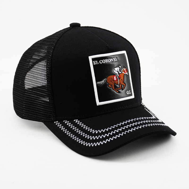 "El Coronel" Jockey Premium Trucker hat cap