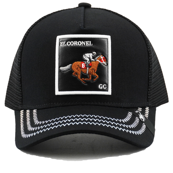 "El Coronel" Jockey Premium Trucker hat cap