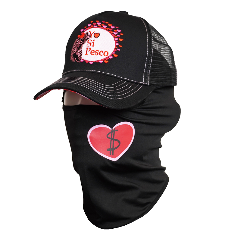 Yo Si Pesco Mesh Trucker Hat / Matching Mask Bundle(Last Batch)