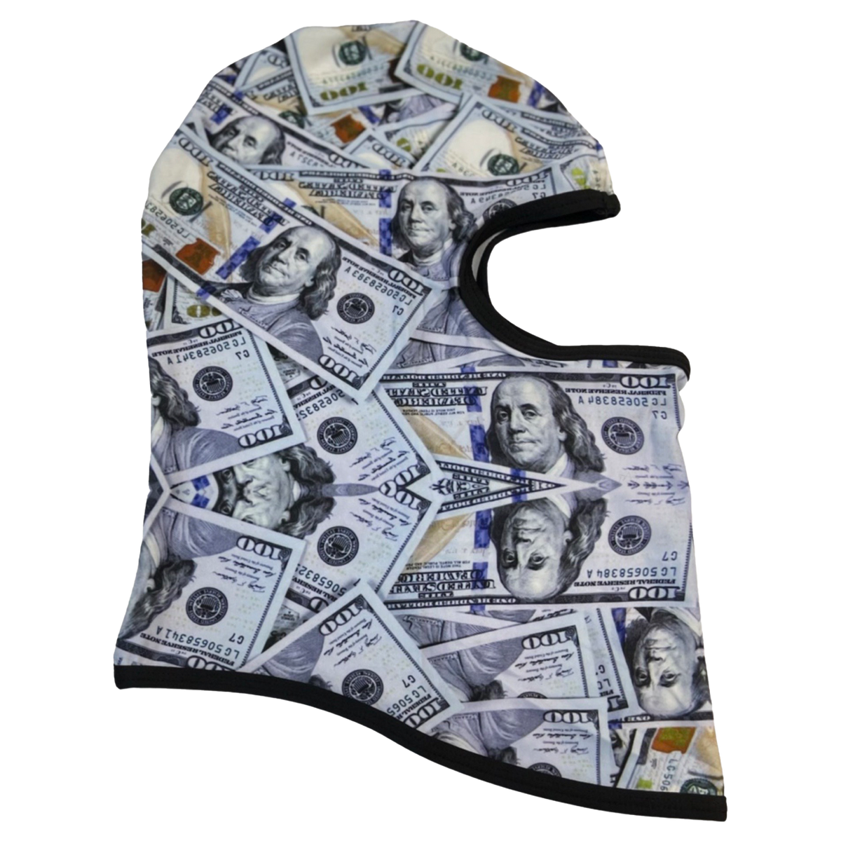 Benjamins' 100's Full Graphic Balaclava Ski mask