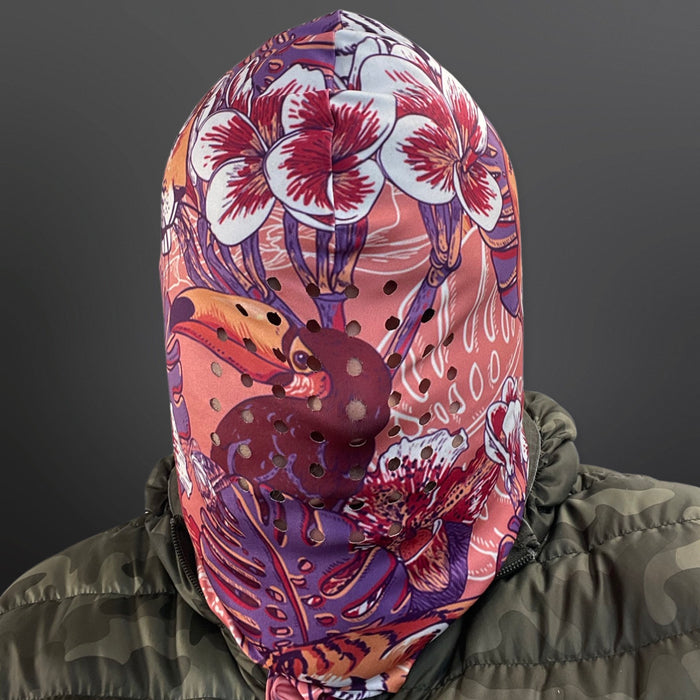 Siberian Tropical Print Full Visible Hood - GCBalaclavas