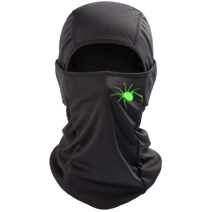 Green Glow Spider Lightweight Balaclava Ski mask - GCBalaclavas