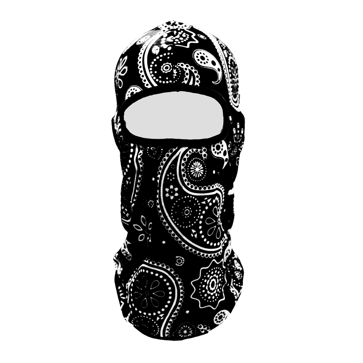 Patchwork Paisley Tapestry Balaclava Ski Mask in Blue