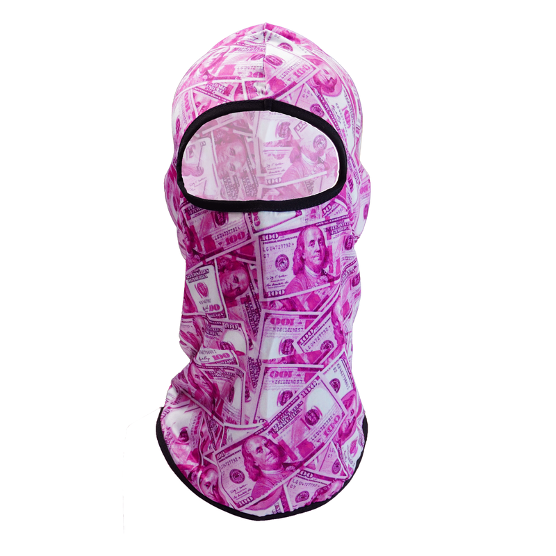 Benjamins' 100's Full Graphic Balaclava Ski mask